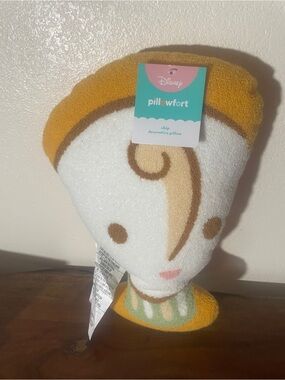 Disney Pillowfort Chip Decorative Throw Pillow NWT Beauty and the Beast Target